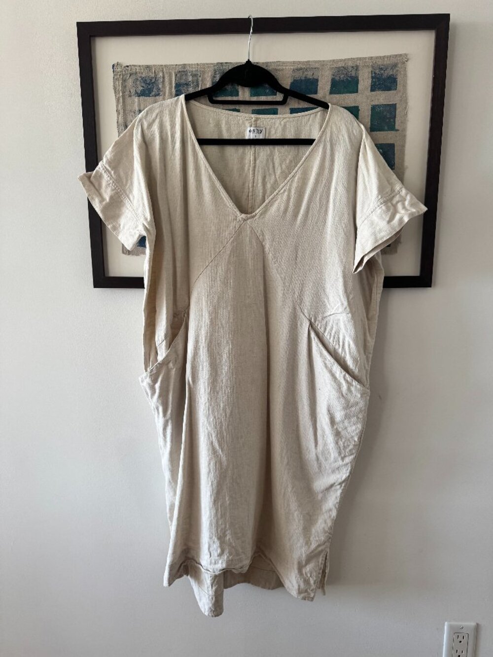 Esby Alice Tunic Natural Linen Small